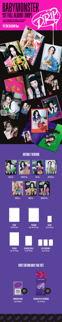 BABYMONSTER - DRIP (YG TAG ALBUM Ver.)