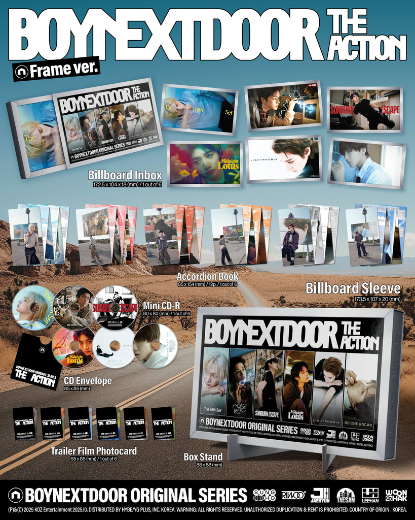 BOYNEXTDOOR The Action Frame Ver. イハン BOYNEXTDOOR - The Action (Frame Ver.) – KYYO