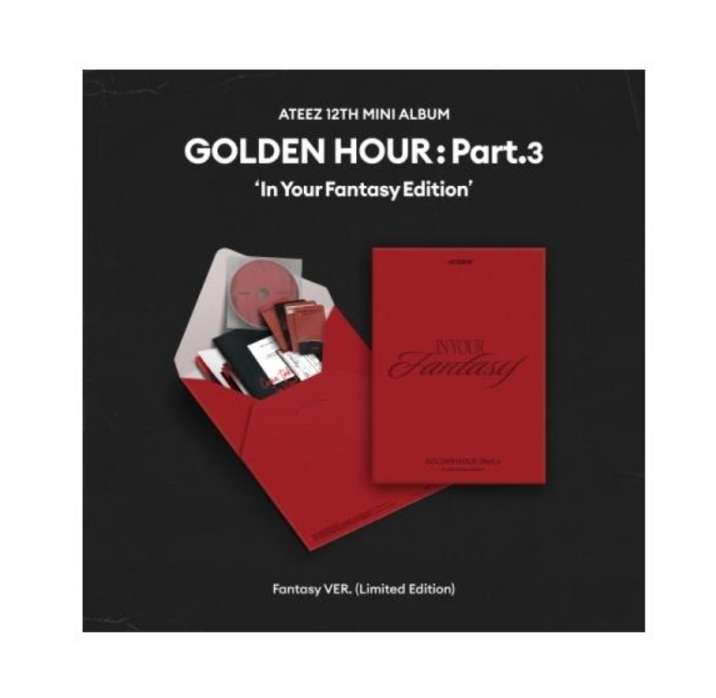 未開封 8冊 Ateez in your fantasy EDITION Ateez - Golden Hour PT. 3 'In Your Fantasy Edition' Limited