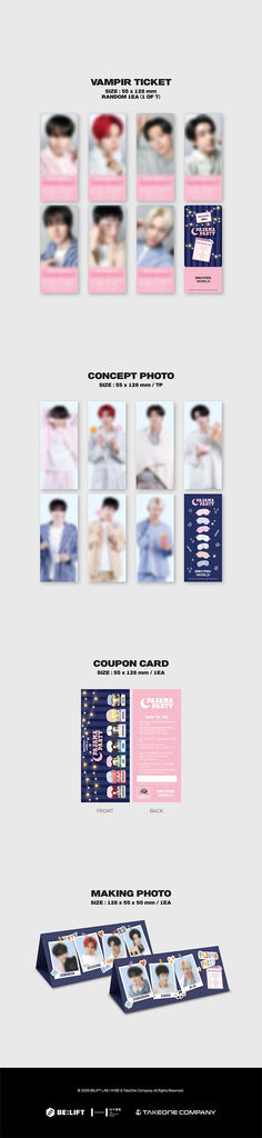ENHYPEN WORLD COUPON CARD COLLECTION (PAJAMA PARTY BASIC ver.) – KYYO