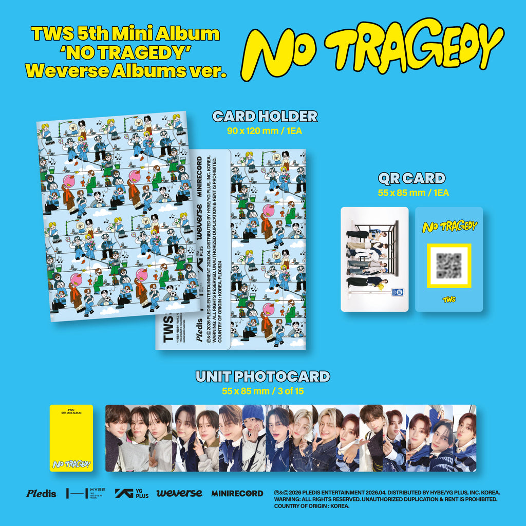 TWS NO TRAGEDY Weverse Albums ver. トレカ TWS - NO TRAGEDY (Weverse Albums Ver.) – KYYO