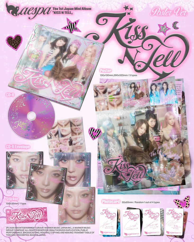 aespa - KISS N TELL (Poster Ver.) – KYYO