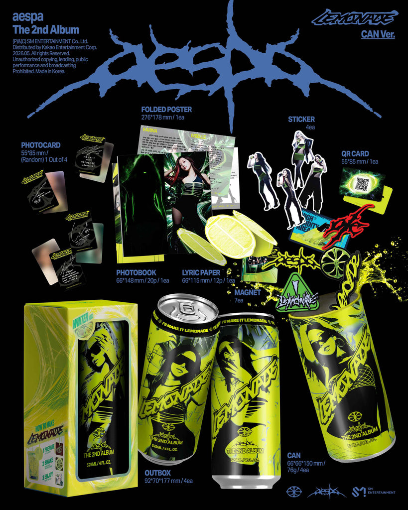 aespa lemonade アルバム 13種(CAN カリナver.) aespa - LEMONADE (CAN Ver.) – KYYO