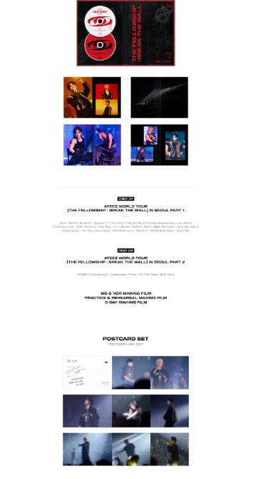 ATEEZ WORLD TOUR THE FELLOWSHIP : BREAK THE WALL IN SEOUL (2 Blu