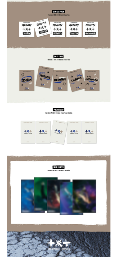 TXT - THE NAME CHAPTER : FREEFALL (GRAVITY SET + BONUS WEVERSE) – KYYO