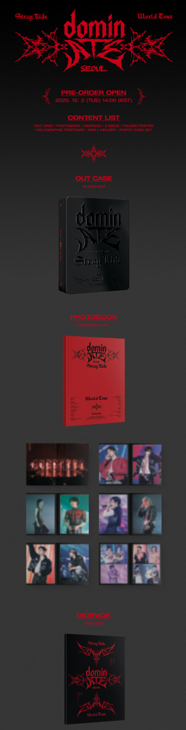 Stray Kids - World Tour 'dominATE SEOUL' DVD - No POB * – KYYO