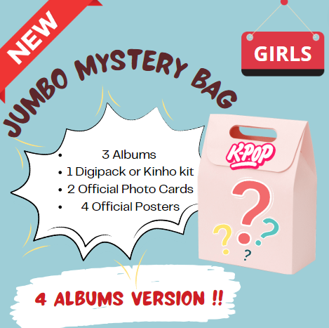 KPOP Jumbo Mystery Albums Bag - Girls Group