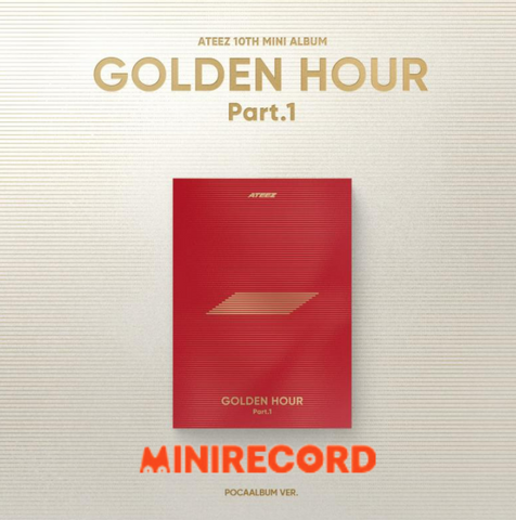 [PREORDER] : ATEEZ - GOLDEN HOUR : Part.1 (POCA ver.) + MINIRECORD PHOTOCARD *