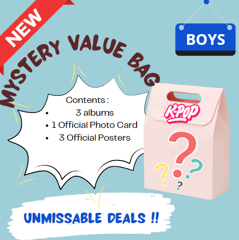KPOP Mystery Albums Value Bag - Boys Group