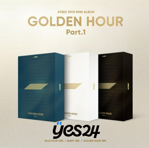[PREORDER] : ATEEZ - GOLDEN HOUR : Part.1 + YES24 PHOTOCARD *