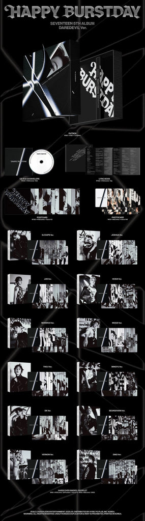 SEVENTEEN HAPPYBURSTDAY DAREDEVIL 未開封24枚 SEVENTEEN - HAPPY BURSTDAY (DAREDEVIL Ver.) – KYYO