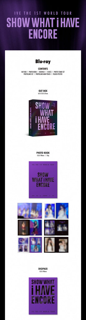 K-POP・アジア IVE DVD BluRay SHOW WHAT I HAVE encore IVE THE 1ST WORLD TOUR [SHOW WHAT I HAVE - ENCORE] (BLU-RAY
