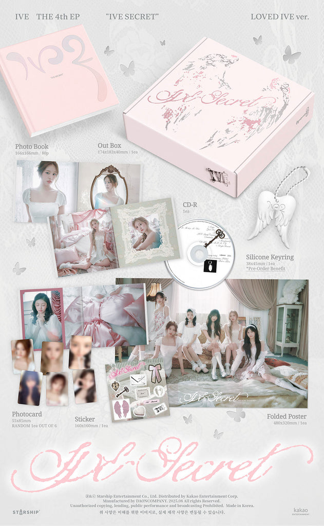 IVE SECRET LOVED IVE 封入トレカ 6種コンプ IVE - IVE SECRET (LOVED IVE) (Limited ver.) – KYYO
