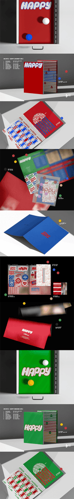JIN (BTS) - HAPPY + (SET OF 3 VER) + MUSIC PLANT POB BONUSES * – KYYO