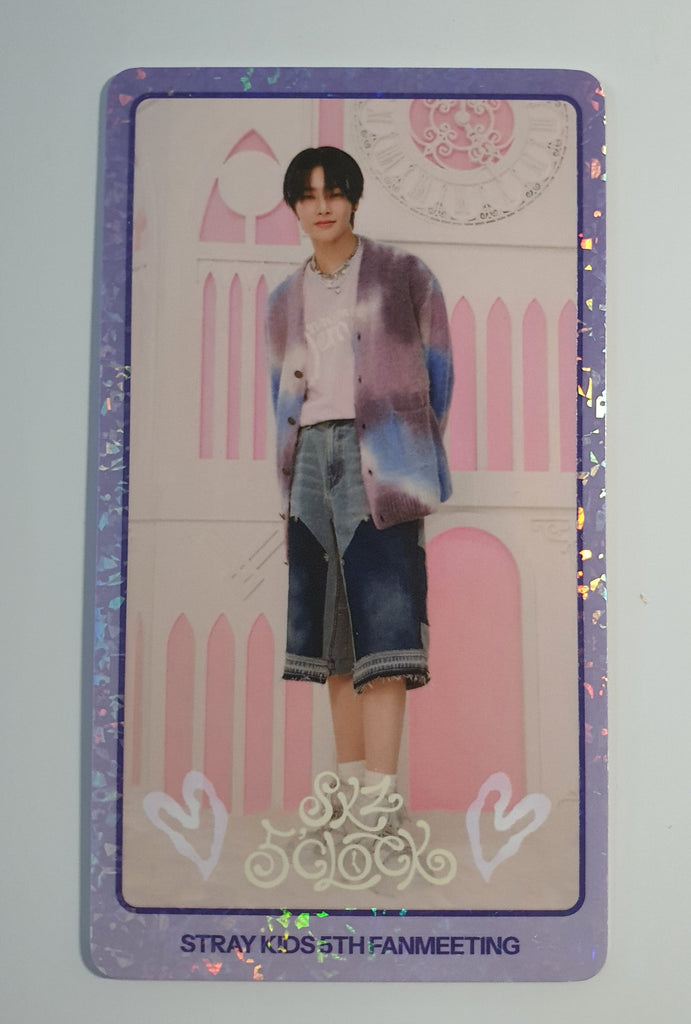 STRAY KIDS - FANMEETING [SKZ 5'CLOCK] SPECIAL TRADING CARD (I.N