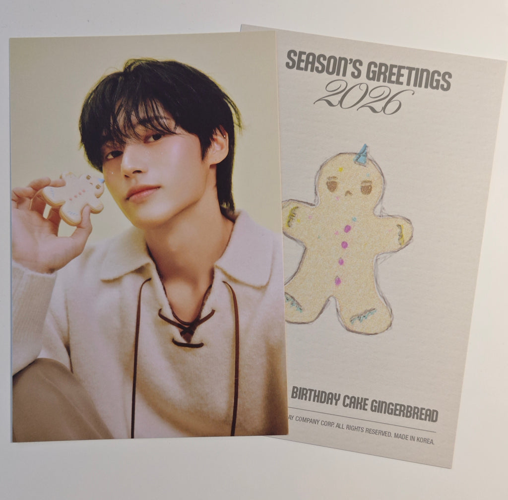 タレントカード ATEEZ SEASON'S GREETINGS WOOYOUNG ATEEZ SEASON'S GREETINGS WOOYOUNG WOOYOUNG Official Authentic