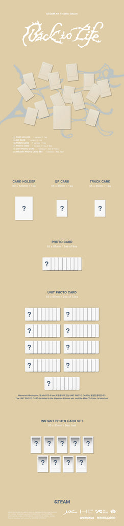 &TEAM - Back to Life (Photocard Box ver.) (Weverse Albums ver.) – KYYO