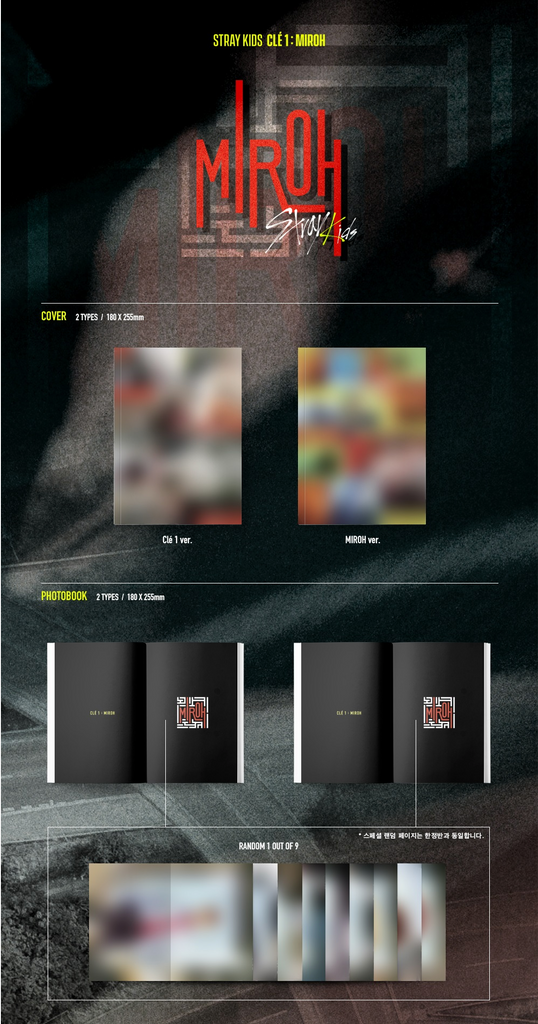 Stray Kids (스트레이 키즈) Mini Album - CLÉ 1 : MIROH (Korean) – KYYO