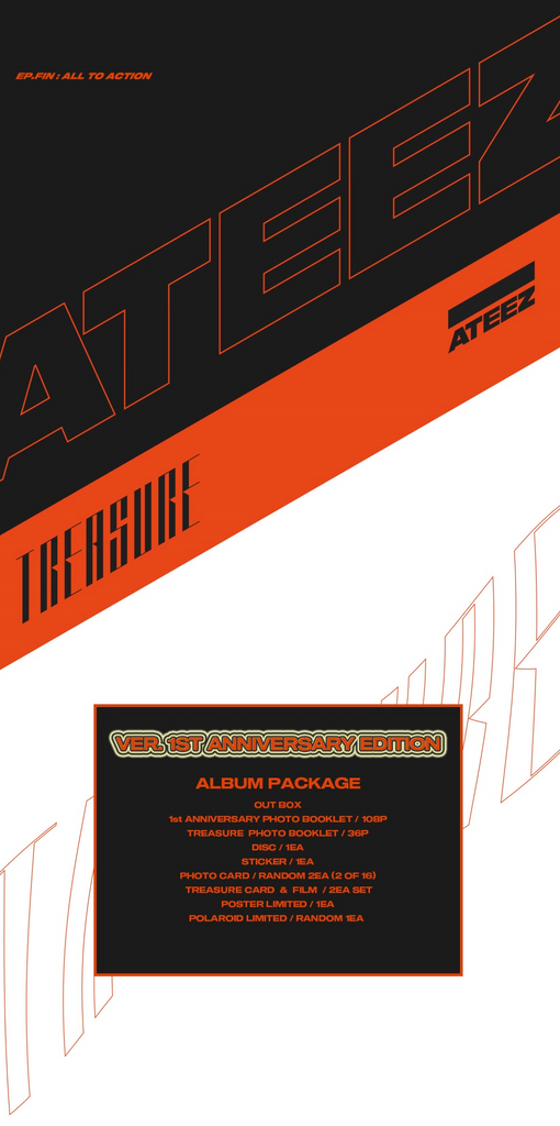 ATEEZ - TREASURE EP.FIN : All To Action [1st Anniversary Edition] (Korean)