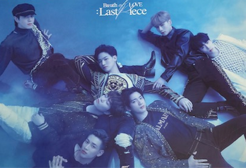 Official Big Poster GOT7 - BREATH OF LOVE : LAST PIECE - [B] VERSION
