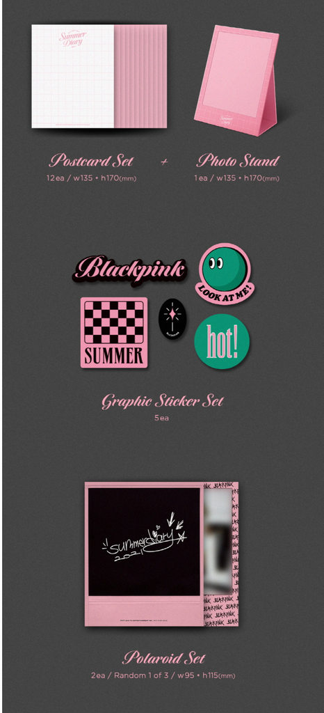BLACKPINK - 2021 SUMMER DIARY (KIT VIDEO) (Korean Edition) – KYYO