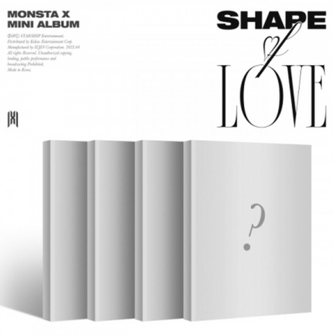 MONSTA X - SHAPE OF LOVE - Mini Album Vol.11 (Korean Edition)