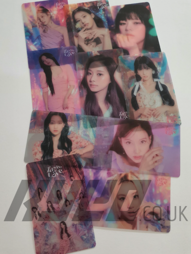 TWICE TASTE OF LOVE Synnara Transparent Photo Card – KYYO