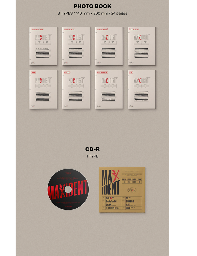 STRAY KIDS - MAXIDENT (version CASE) – KYYO