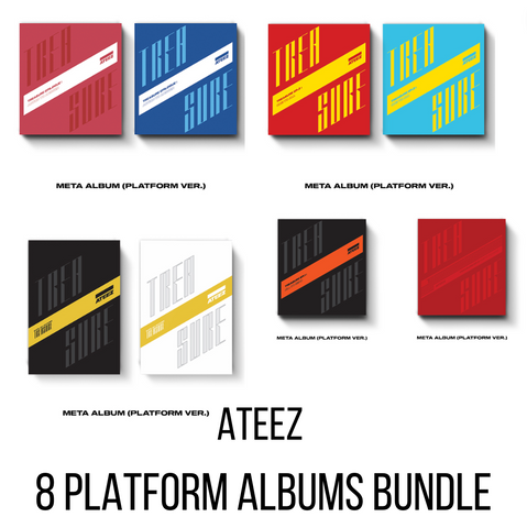 ATEEZ - BUNDLE OF 8 META ALBUM (PLATFORM VER.)
