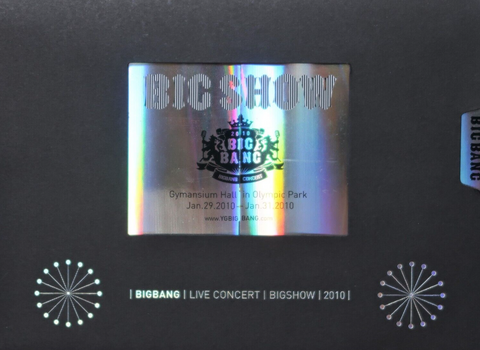 BIGBANG BIG SHOW 2010 LIVE CONCERT DVD SET - USED