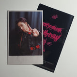 STRAY KIDS ROCK-STAR JYP POLAROID PHOTOCARD + L HOLDER (BANGCHAN)