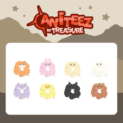 [PREORDER] : ATEEZ - [ANITEEZ IN TREASURE] PLUSH SCRUNCHIE