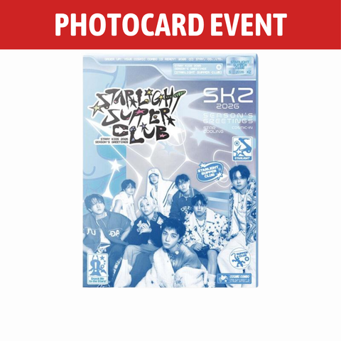 [PREORDER] : [PHOTOCARD EVENT] Stray Kids - 2026 SEASON'S GREETINGS [STARLIGHT SUPPER CLUB]
