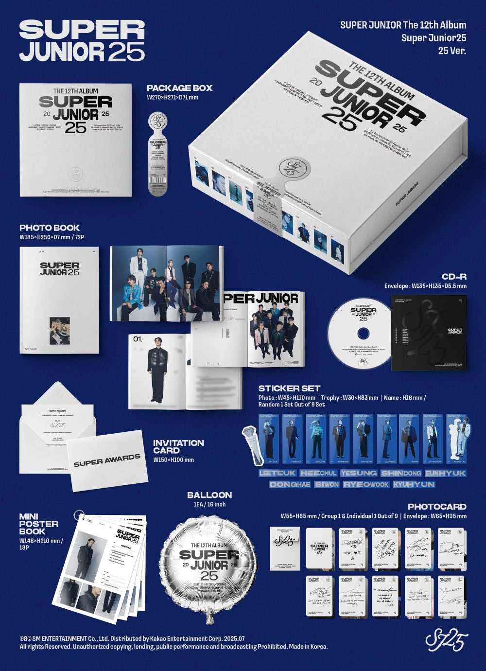 SUPER JUNIOR - Super Junior25 (25 Ver.) – KYYO
