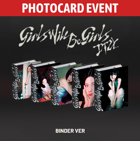 [PHOTOCARD EVENT] ITZY - Girls Will Be Girls (Binder Ver.)