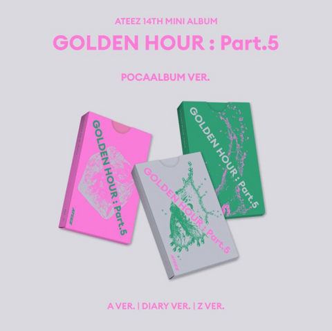 [PREORDER] : ATEEZ - Golden Hour Part. 5 (Poca Album Ver.)