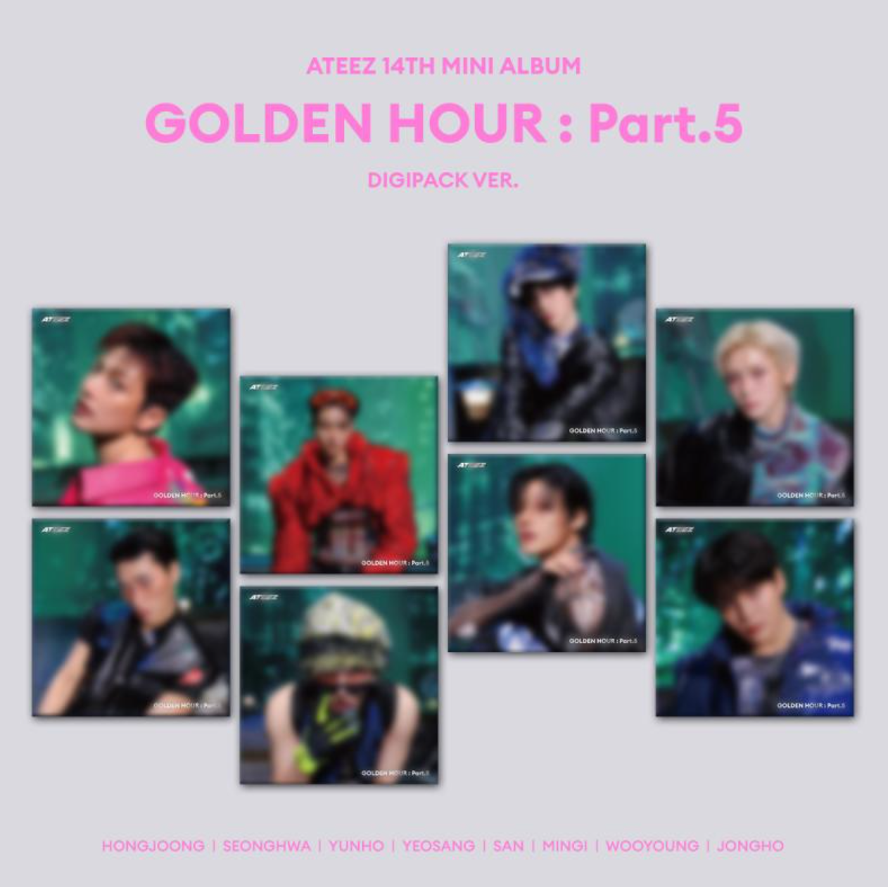 ATEEZ - GOLDEN HOUR : Part.5 (DIGIPACK Ver.) – KYYO