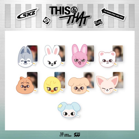 [PREORDER] : Stray Kids - [THIS & THAT] POP-UP STORE MD : PLUSH MAGNETIC HOLDER