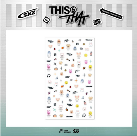 [PREORDER] : Stray Kids - [THIS & THAT] POP-UP STORE MD : SKZOO MICRO STICKER