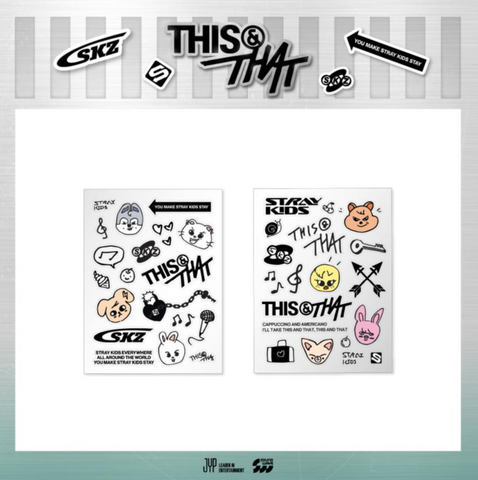 [PREORDER] : Stray Kids - [THIS & THAT] POP-UP STORE MD : TATTOO STICKER