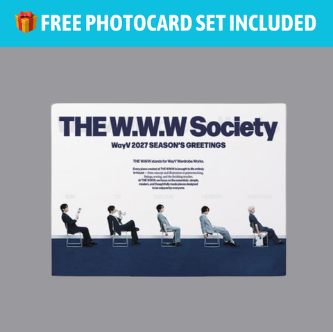 [PREORDER] : WayV - 2027 SEASON'S GREETINGS 'THE W.W.W Society' + FREE WITHMUU POB SET