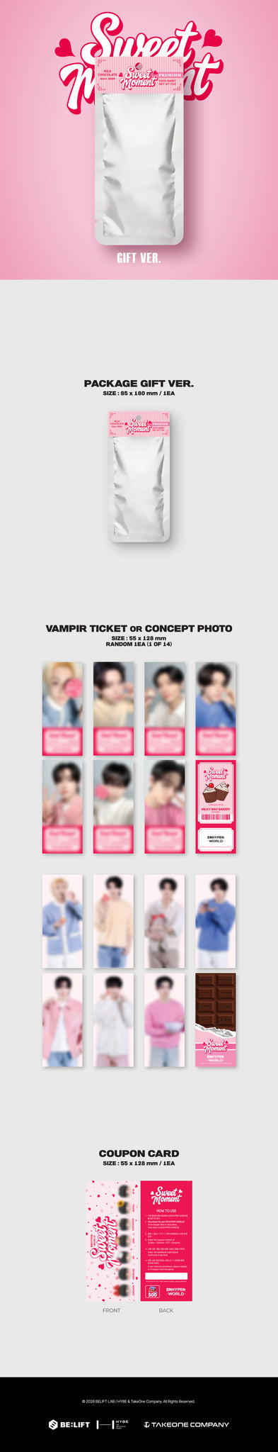 ENHYPEN WORLD COUPON CARD COLLECTION (SWEET MOMENT GIFT ver.) – KYYO