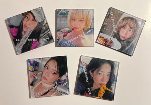 LE SSERAFIM - HOT WEVERSE ACRYLIC MAGNET/ POSTCARD