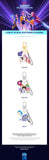 [PREORDER] : KPOP DEMON HUNTERS - OFFICIAL LIGHT STICK KEYRING CHARM