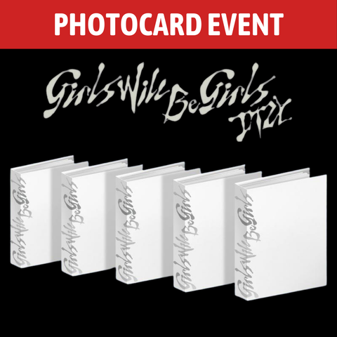 [PREORDER] : [PHOTOCARD EVENT] ITZY - Girls Will Be Girls (Binder Ver.)