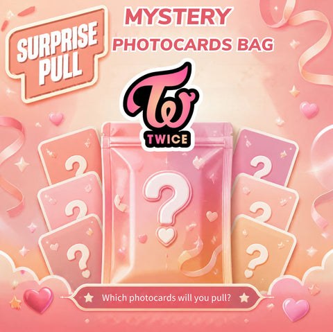 TWICE OFFICIAL MYSTERY PHOTOCARDS BAG