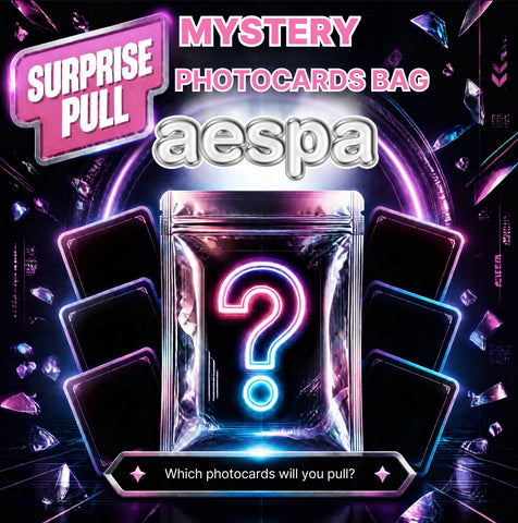 AESPA OFFICIAL MYSTERY PHOTOCARDS BAG