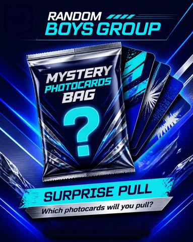 K-POP Boys Group Mystery Photocards Bag