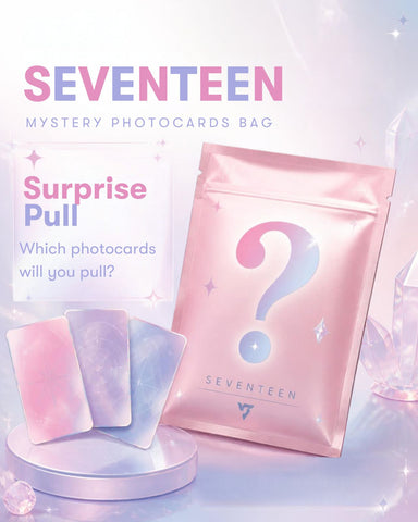 SEVENTEEN OFFICIAL MYSTERY PHOTOCARDS BAG