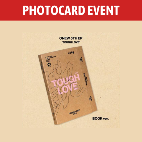 [PREORDER] : [PHOTOCARD EVENT] ONEW (SHINee) - TOUGH LOVE (BOOK ver.)